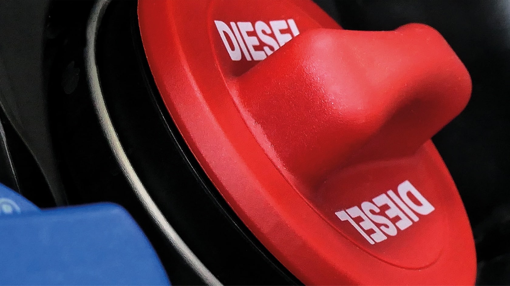 Diesel gas cap.