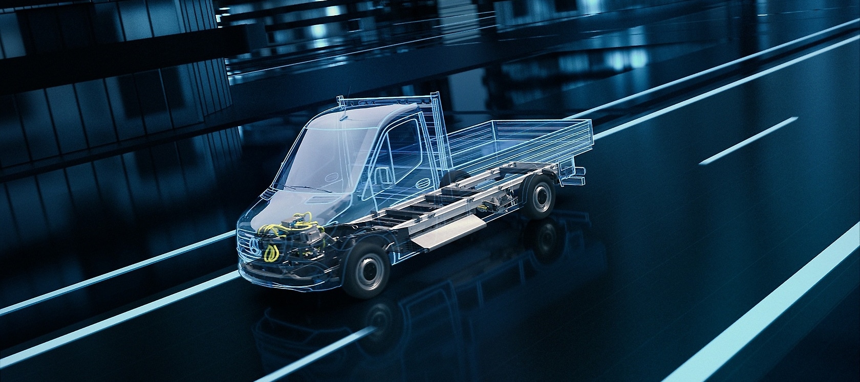Mercedes-Benz Vans eSprinter Transporter.