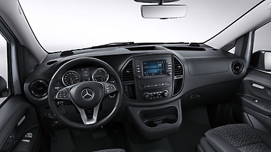 Mercedes-Benz eVito interior.