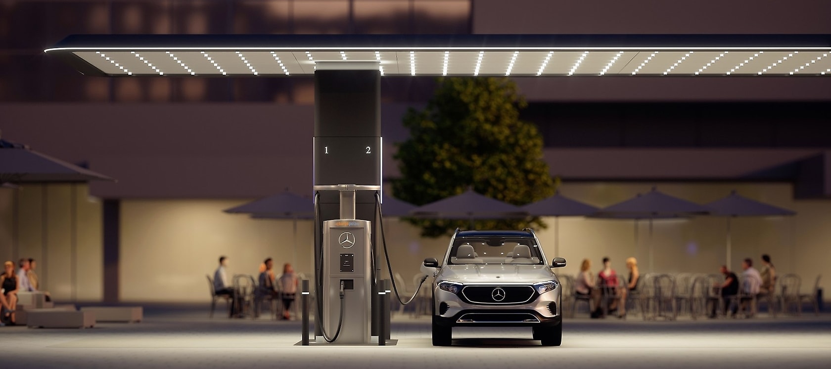 Mercedes-Benz high-power charging network.