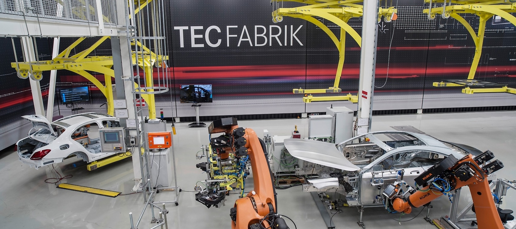 Sindelfingen: Neue Produktionskonzepte und -ideen testet Mercedes-Benz in der TecFabrik.