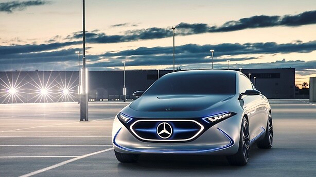 Mercedes-Benz EQ concept vehicle.