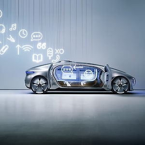 Autonomous Drive, Mercedes-Benz F015 Luxury in Motion.