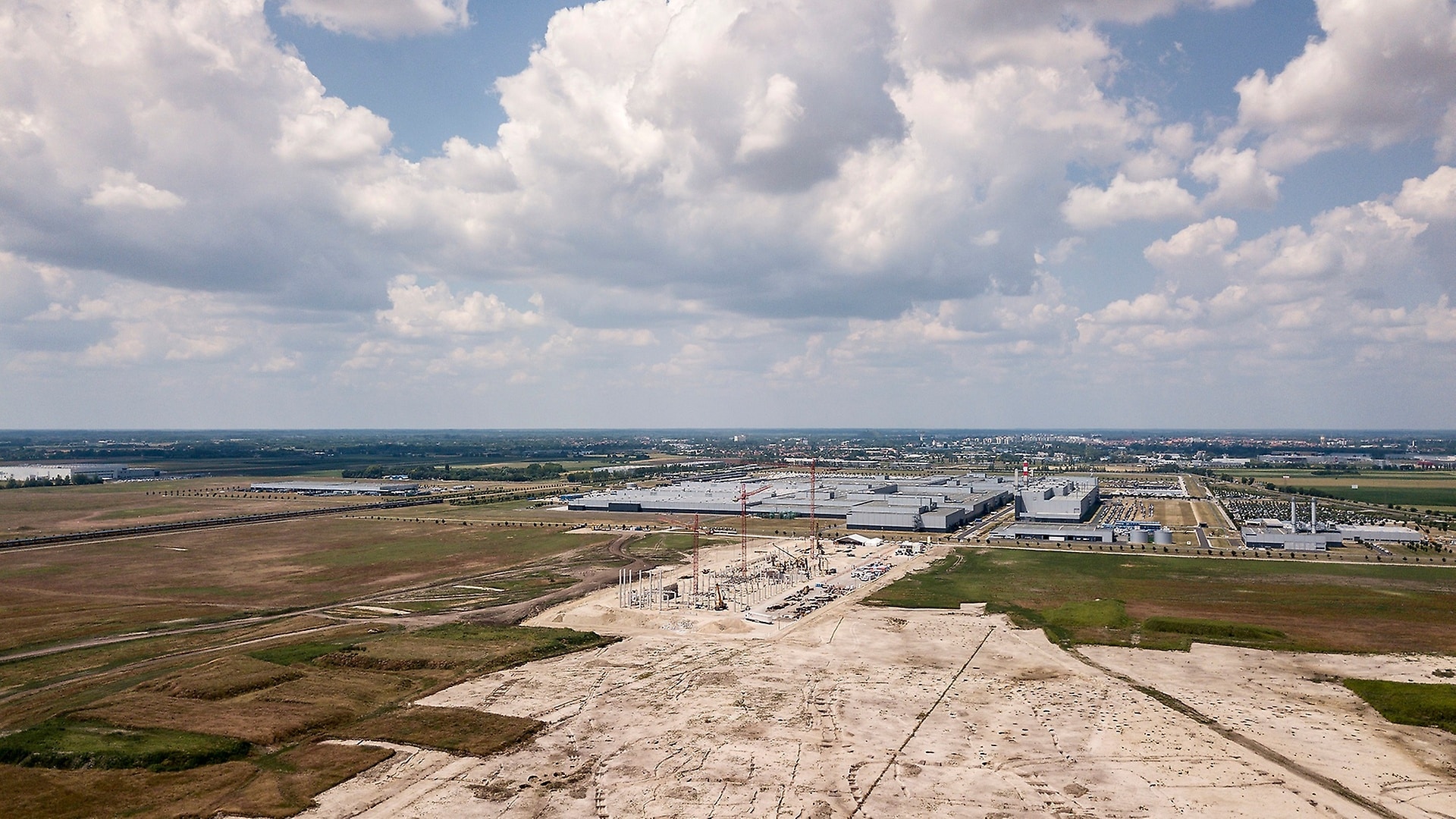 Construction Site of the “Full-Flex Plant” in Kecskemét, Hungary.