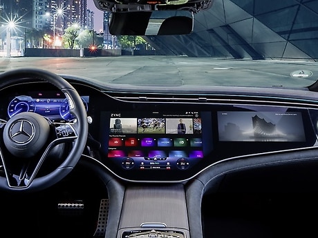 The partnership with ZYNC leverages and maximises the inherent benefits of the advanced UI/UX of Mercedes-Benz infotainment systems, such as the MBUX Hyperscreen.