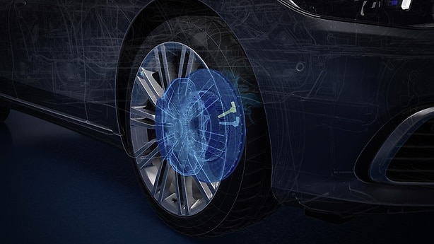 DRIVE PILOT Bremsen: Mehrere Sensoren zur Erkennung der Fahrzeuggeschwindigkeit.