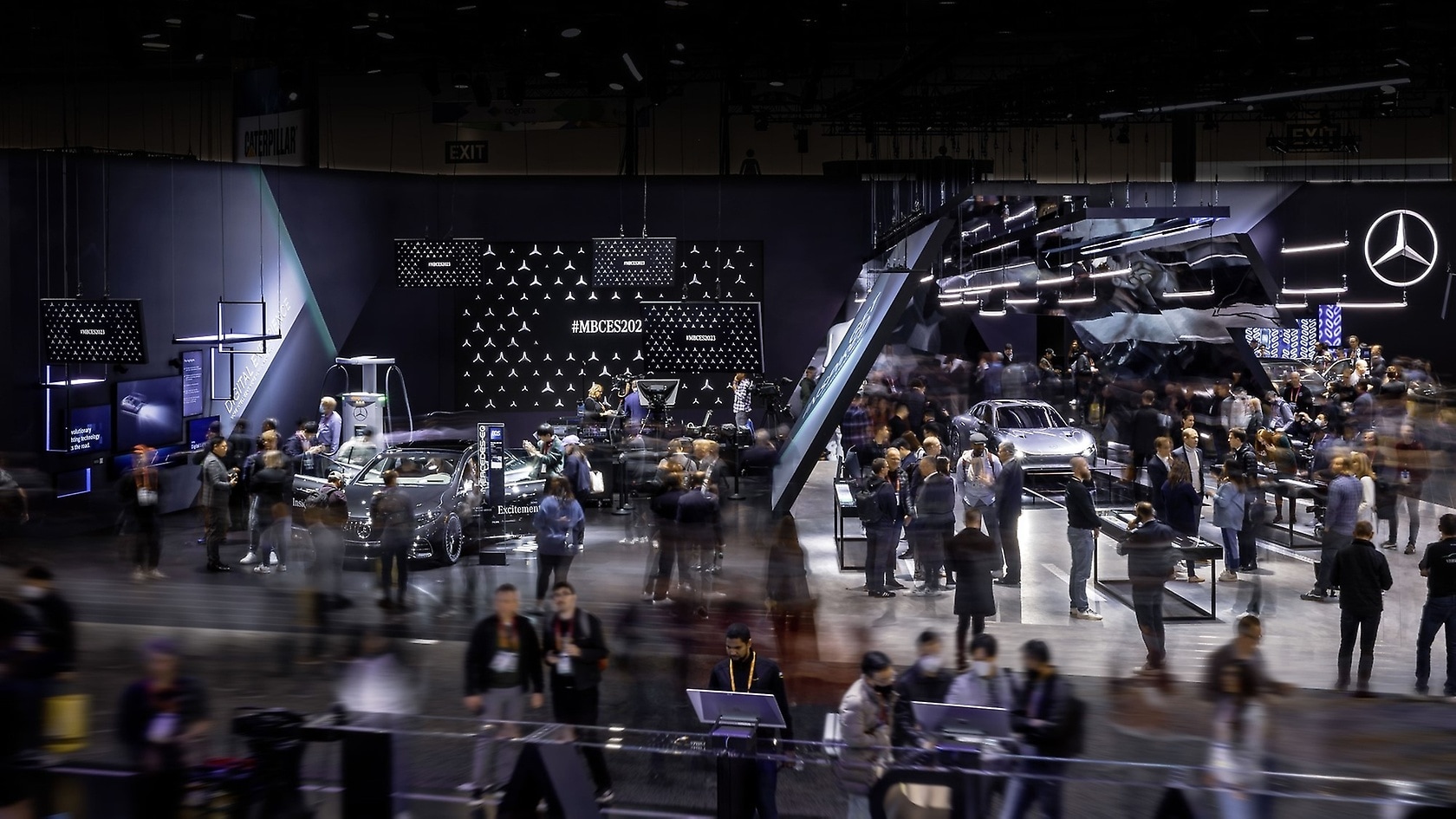Mercedes-Benz at the CES 2023.