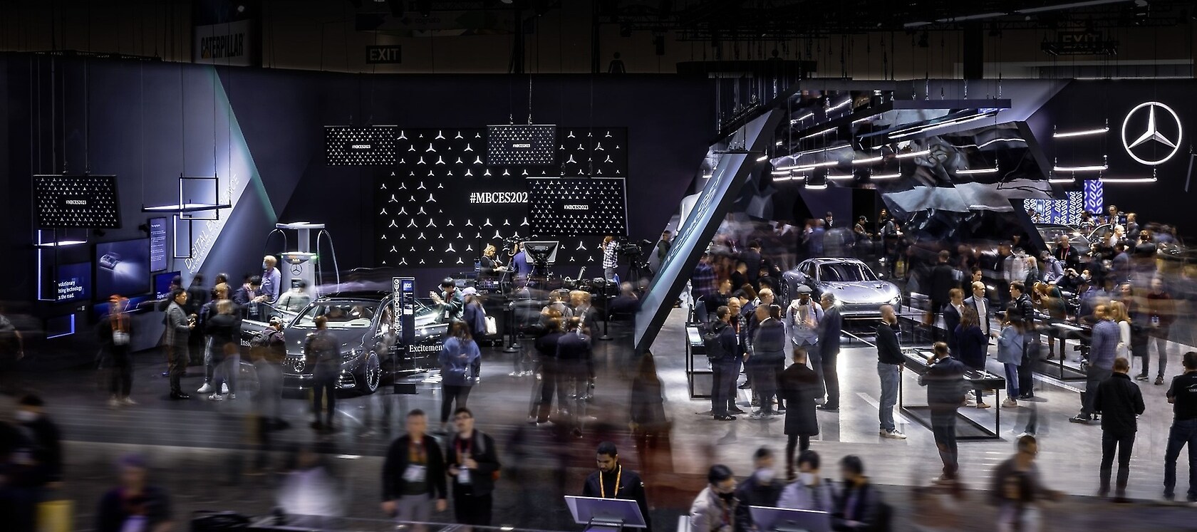 Mercedes-Benz at the CES 2023.