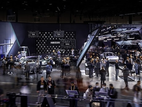 Mercedes-Benz at the CES 2023.