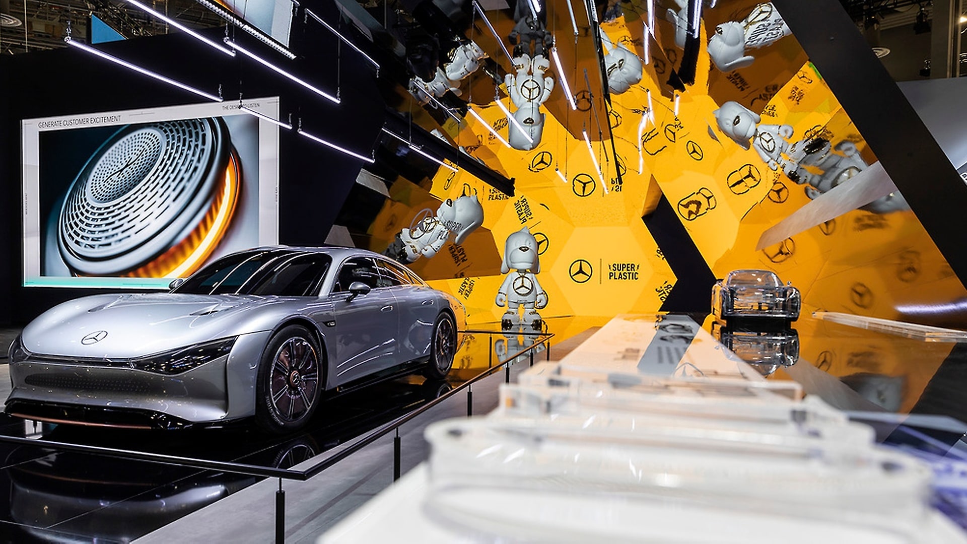 Mercedes-Benz präsentiert auf der CES 2023 in Las Vegas unter dem Motto „Tech to Desire“ eine Reihe von technologischen Entwicklungen.