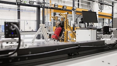 Mercedes-Benz will conduct around 1700 sled tests per year in the technology centre for vehicle safety.