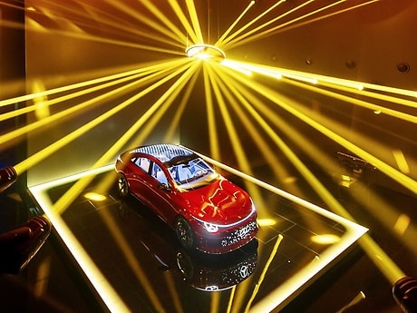 World premiere of the new Concept CLA Class.