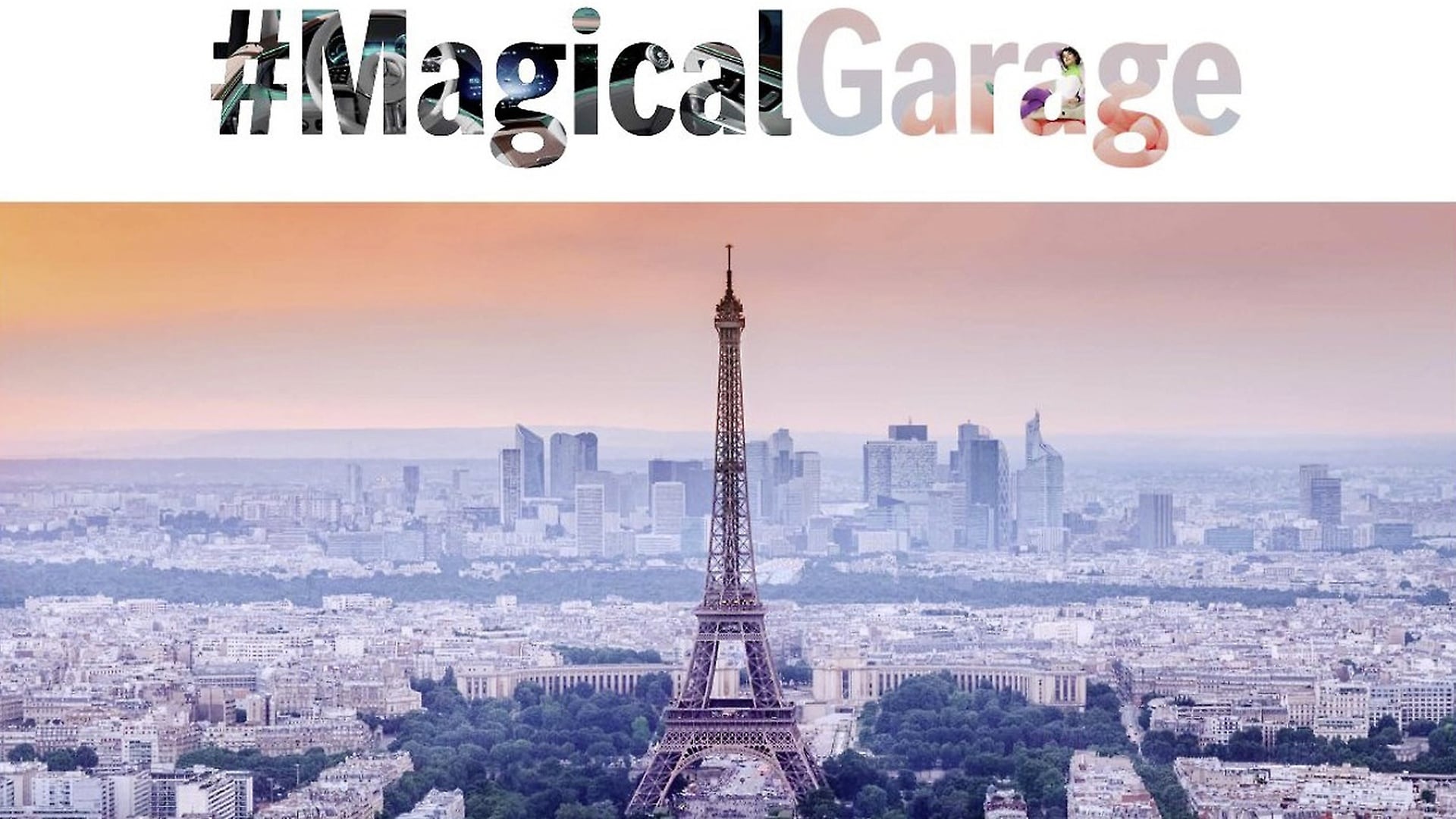 Mercedes-Benz opens its "Magical Garage" in Paris.
