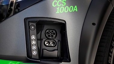 Der CCS-Stecker kommt auch beim ELF zum Einsatz, um seriennahe Komponenten wie Kabel, Stecker, Kühlung und Ladesteuerung unter Alltagsbedingungen zu erproben.