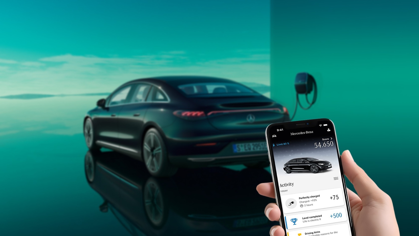 Die Mercedes-Benz Eco Coach App.