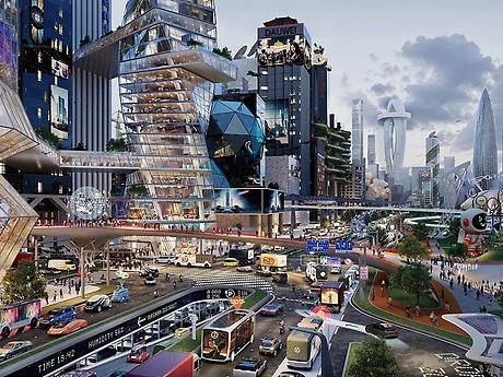 Vision of Shenzhen: Traffic managed with the help of artificial intelligence, connectivity and digital infrastructure.