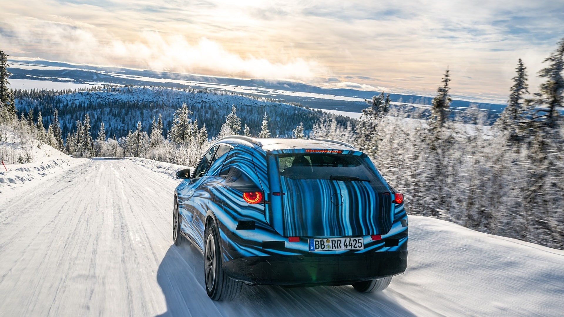 Winter Testing in Sweden, Arjeplog 2025: The all-new GLC with EQ Technology.