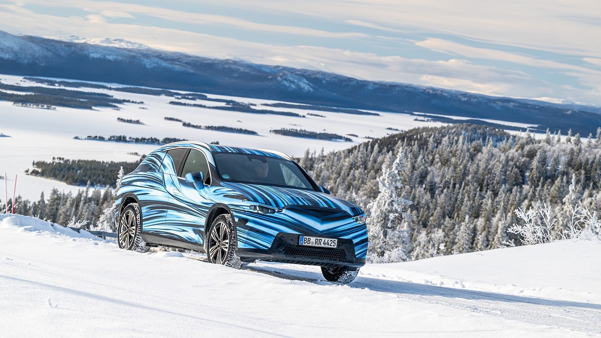 Winter Testing in Sweden, Arjeplog 2025: The all-new GLC with EQ Technology.