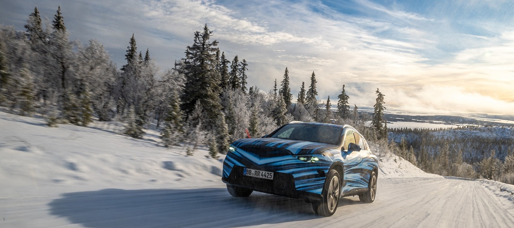 Winter Testing in Sweden, Arjeplog 2025: The all-new GLC with EQ Technology.