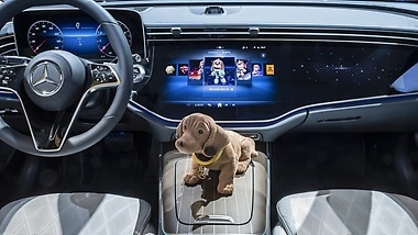 Mercedes-Benz brings the super dachshund as an NFT to CES.