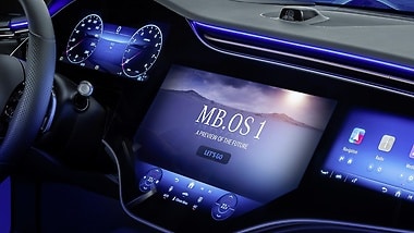 Mercedes-Benz presents MB.OS and new MBUX features at CES 2024 in Las Vegas.