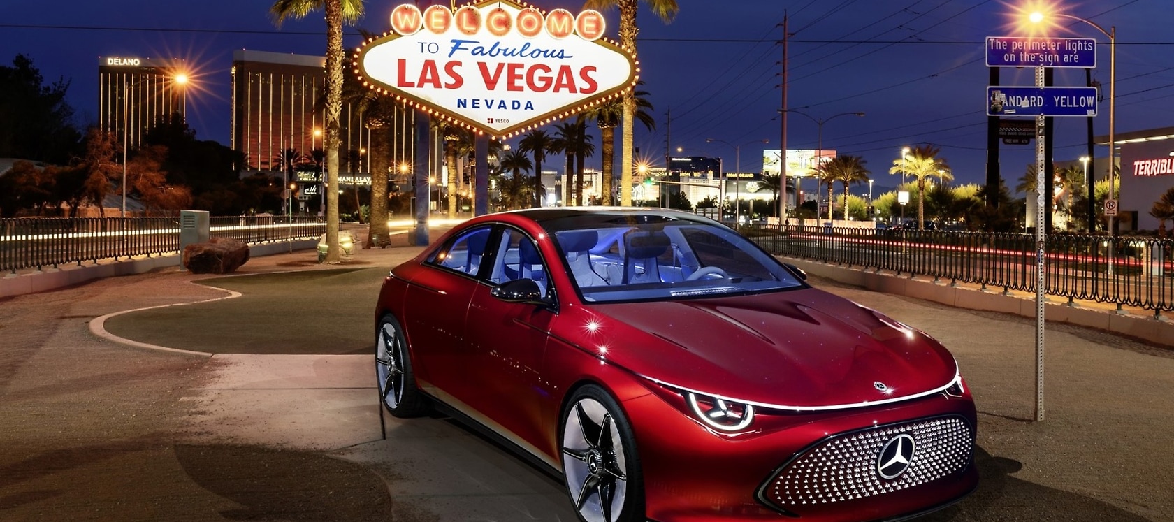 Mercedes-Benz at the CES 2024.