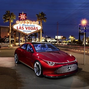 Mercedes-Benz at the CES 2024.
