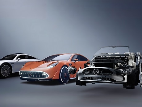 The XX tech programmes began with the VISON EQXX, which focused on wide-ranging real-world electric efficiency – from drivetrain and aerodynamics to digital development tools and much more besides. The CONCEPT AMG GT XX, on the other hand, focuses on electric performance, with a radically new drivetrain that rewrites the rulebook. Meanwhile, Tomorrow XX focuses on innovative components and materials that drive decarbonisation and circularity all the way across our portfolio.