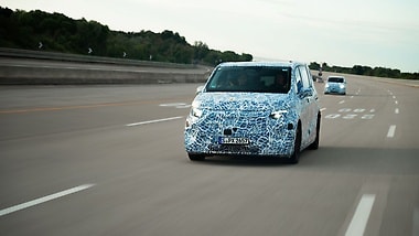 On the track in Nardò, efficiency was optimised under extremely dynamic handling, and at high speeds.