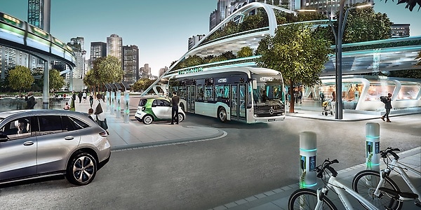 Daimler is intensively engaging with urban mobility. Reducing emissions in cities, increasing safety, and making a broader range of mobility solutions available – these are our objectives for making livable cities.