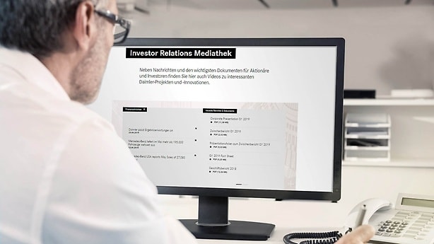 In der Mercedes-Benz-IR-Mediathek alle relevanten Dokumente, Nachrichten und Videos für Aktionäre, Investoren und Analysten.