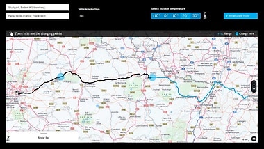 Routenplanung mit dem EQ Route Calculator.