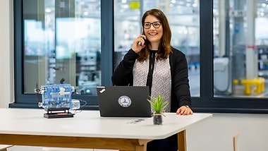Barbara Brandstetter and her team make sure that all components are of the best quality in the right place at the right time.