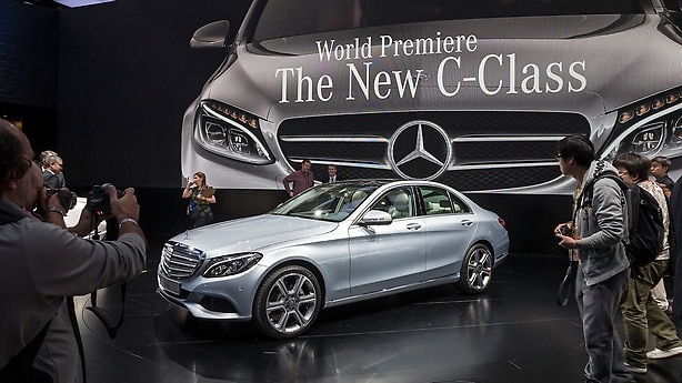 Mercedes-Benz präsentiert die neue C-Klasse in Detroit.