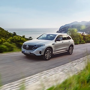 Mercedes-Benz EQC (combined electric energy consumption: 21.3 - 20.2 kWh/100 km; combined CO2 emissions: 0 g/km*)