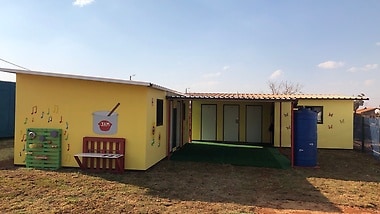 ProCent hat bei der Renovierung eines Kindergartens im Township Villa Liza in Boksburg geholfen.