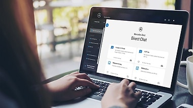 The Mercedes-Benz Direct Chat supports our employees in their daily business.