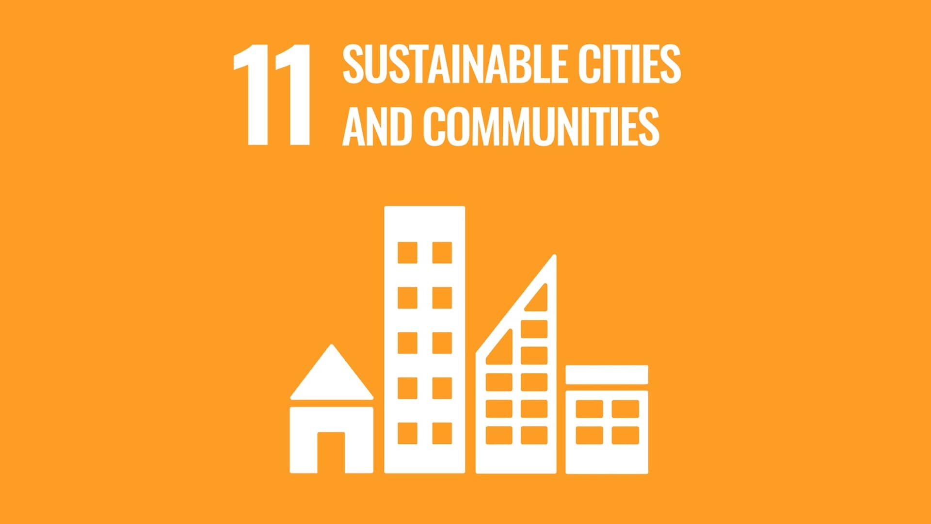 Sustainable Development Goal 11: Sustainable cities and communities. 