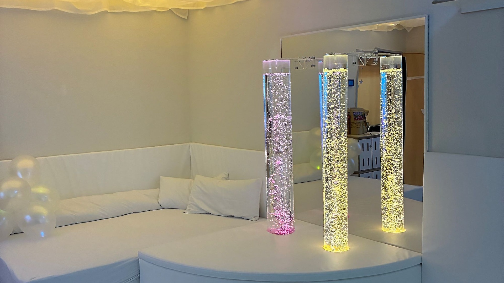 "Snoezelenraum" (multisensory space for relaxation) in the Bachwiesen children's home in Stuttgart-Heslach.