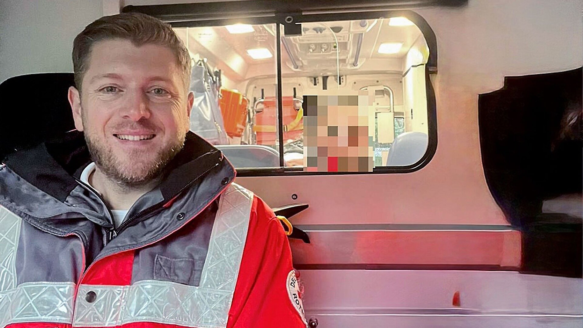 Norbert Piltz volunteers as a paramedic with the German Red Cross. 