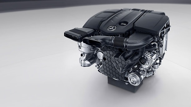 Mercedes-Benz four-cylinder diesel engine, OM654