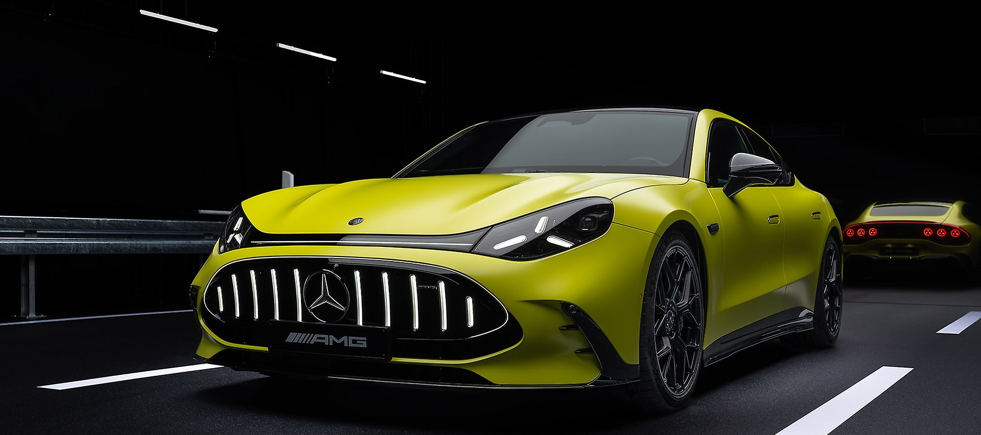 The new Mercedes-AMG GT 4-Door Coupé: Revolutionary performance. Maximum intensity.