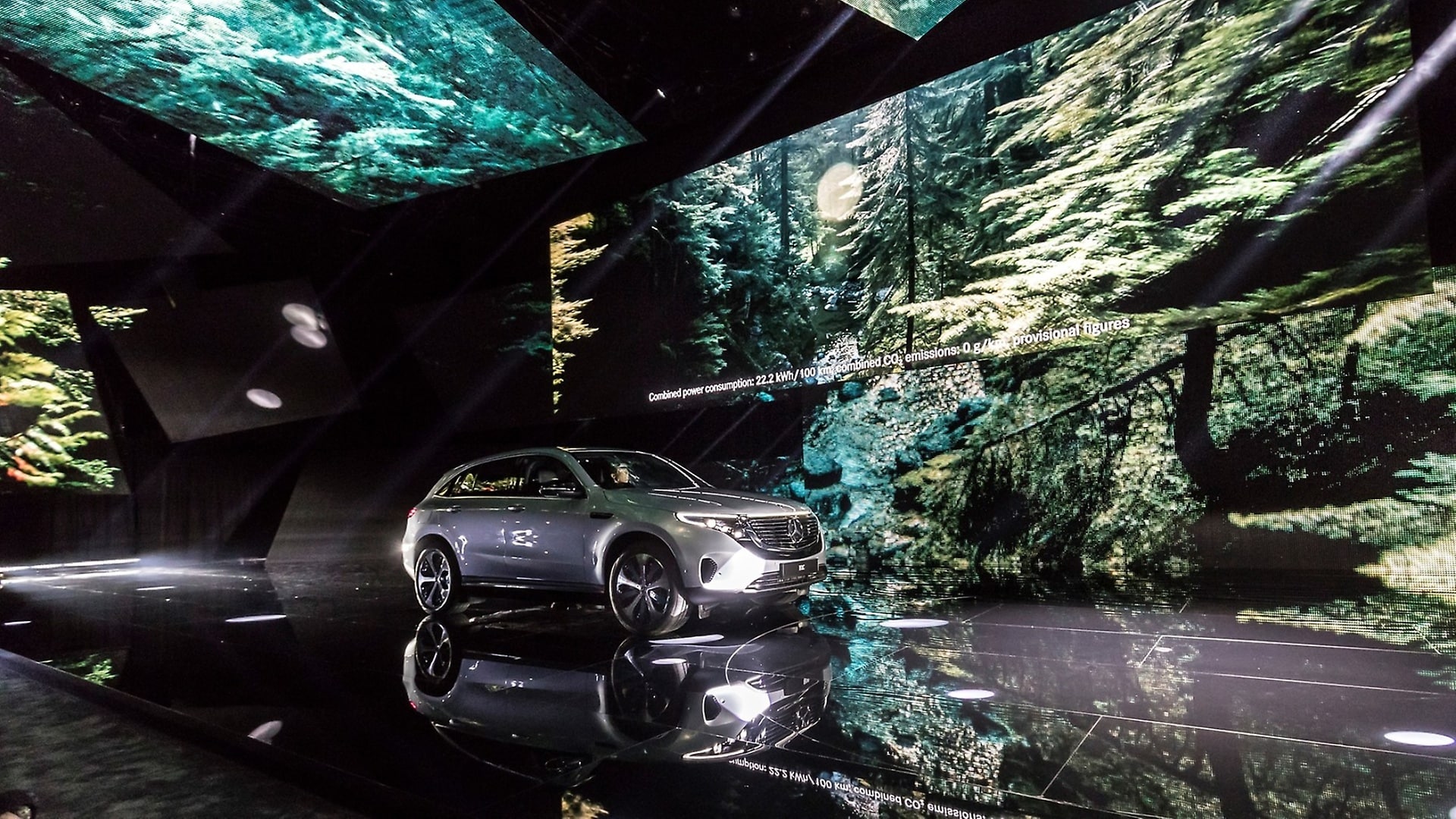 Der neue Mercedes-Benz EQC - der erste Mercedes-Benz der Produkt- und Technologiemarke EQ. Weltpremiere Stockholm 2018.