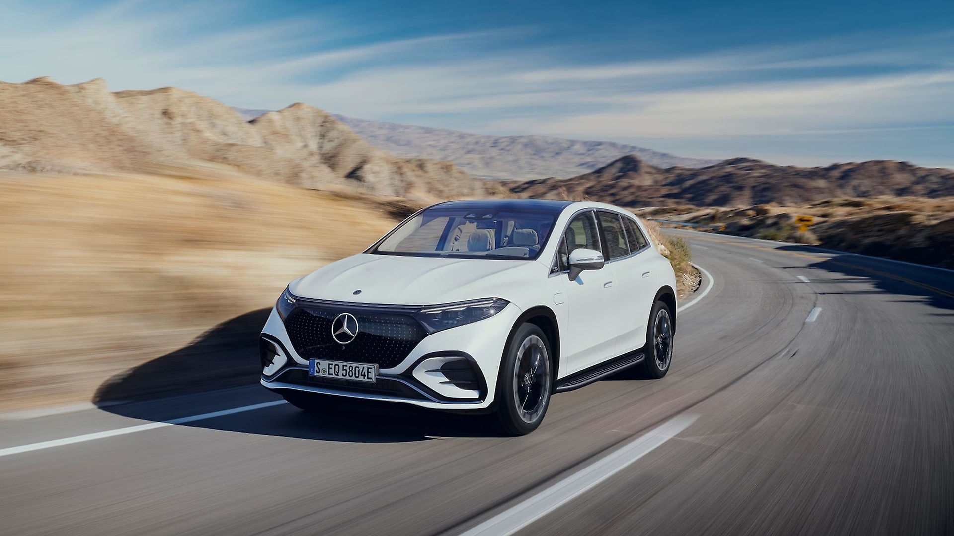 Der Mercedes-Benz EQS SUV.