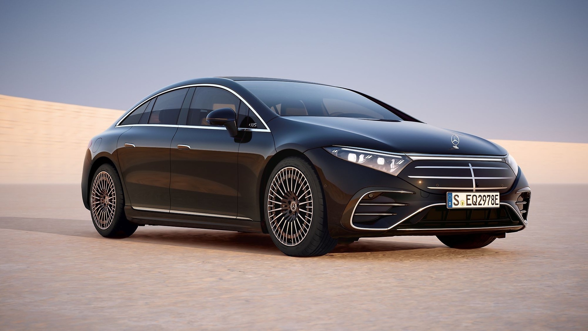 Der Mercedes-Benz EQS.