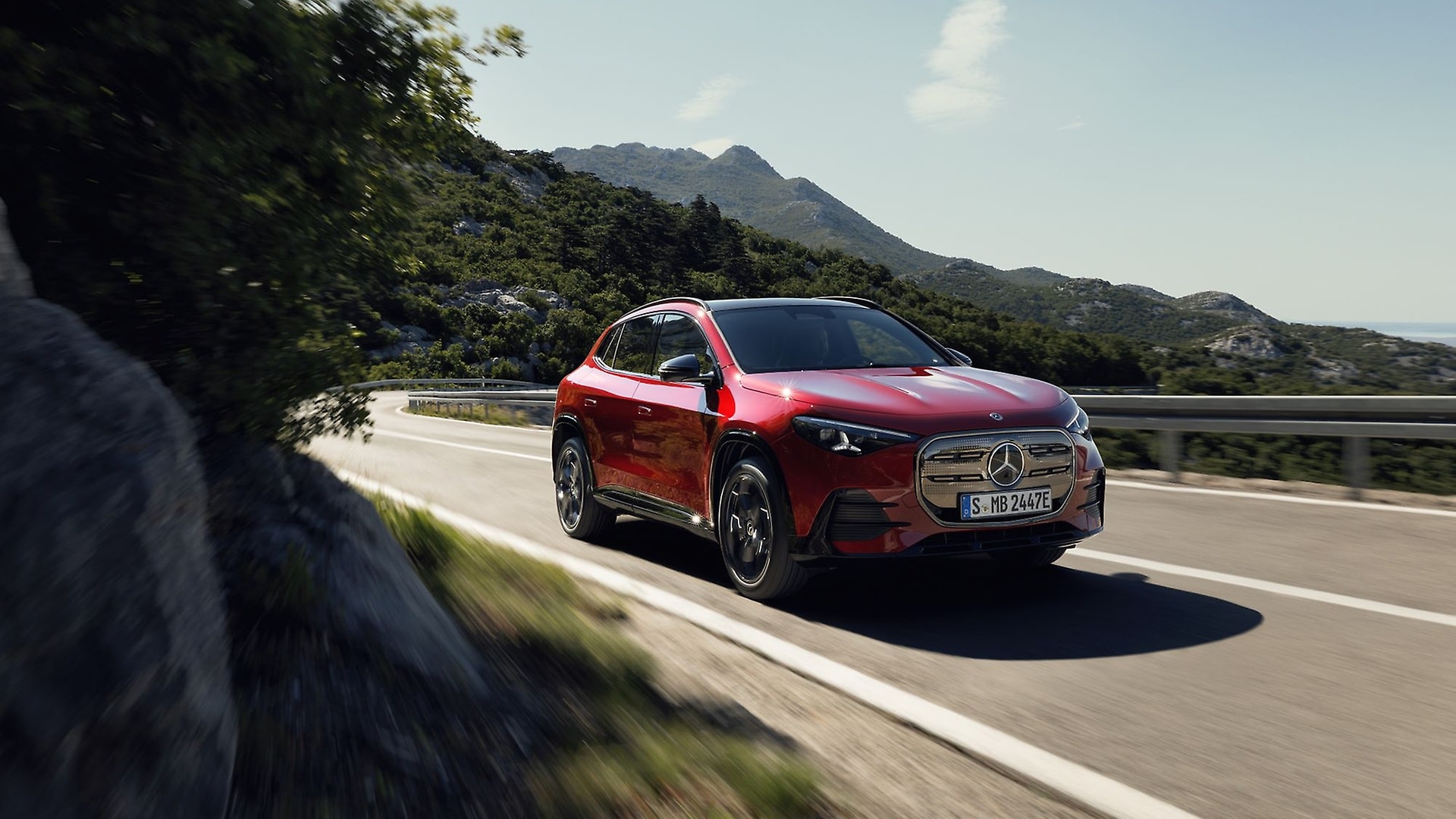 Der neue elektrische Mercedes-Benz GLA.