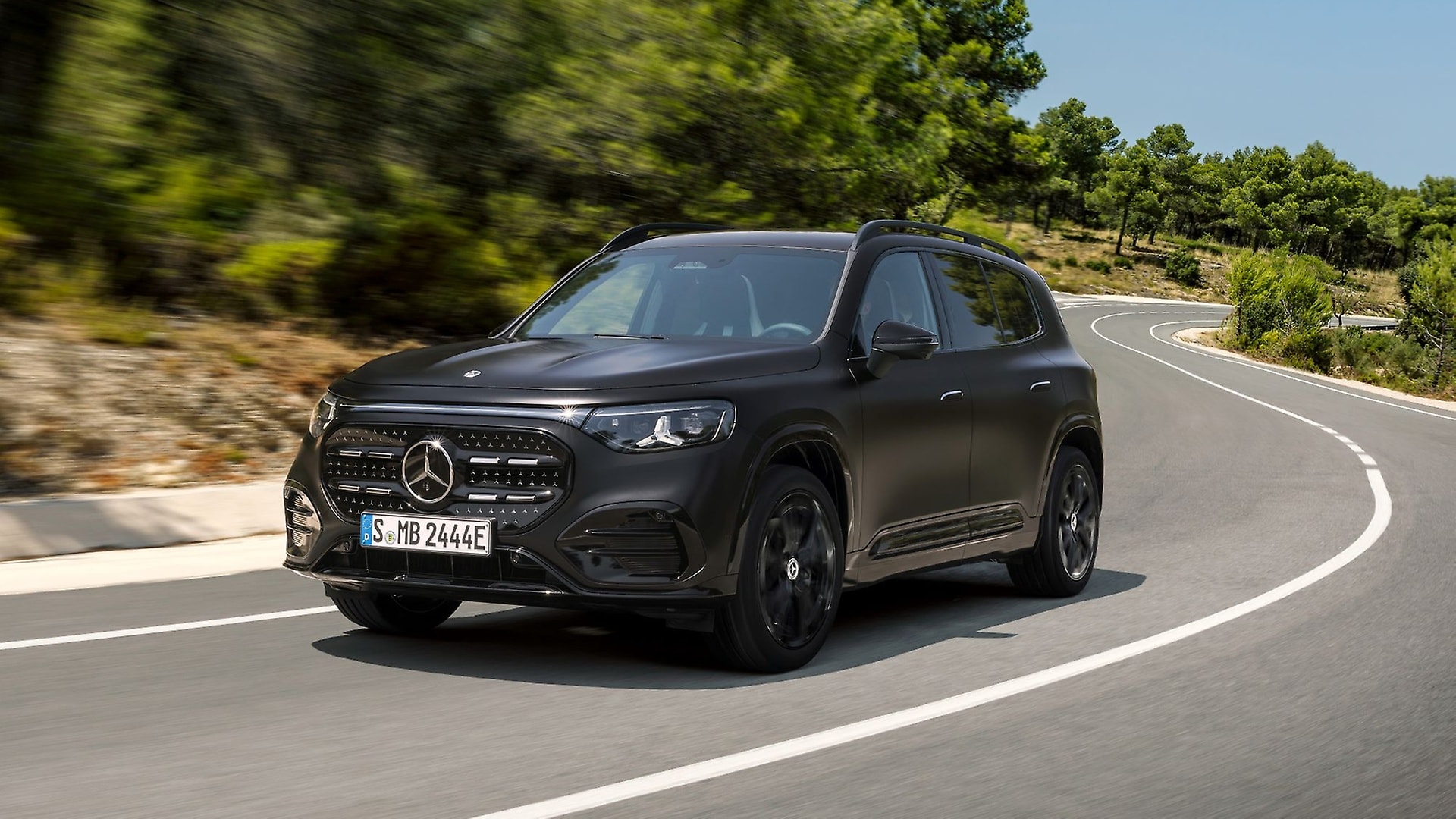 Der elektrische Mercedes-Benz GLB.