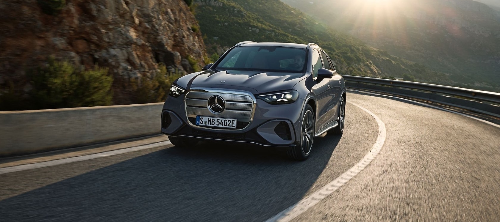 Vollelektrischer Mercedes-Benz GLC.