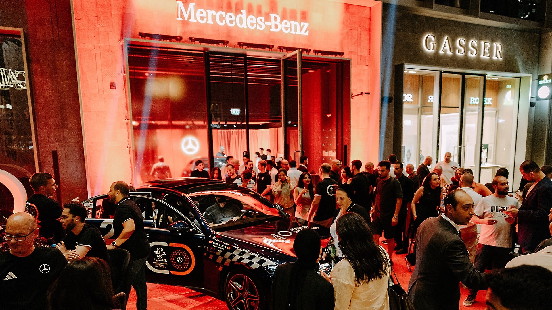 Mercedes-Benz Studio Event in Kairo, Ägypten.