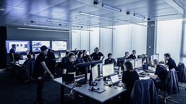 The VISION EQXX mission control centre in Sindelfingen, Germany.